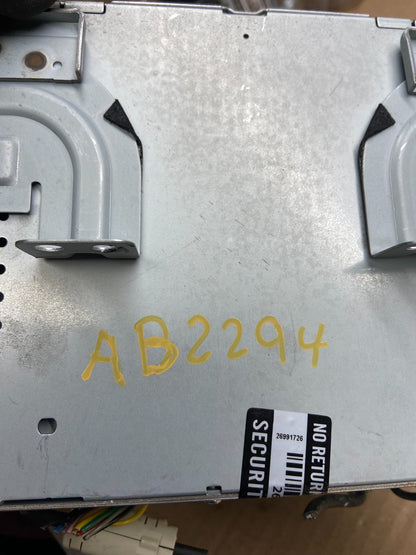 2011 - 2013 Nissan Murano AM/FM Radio CD Player Receiver AB2294 DG6