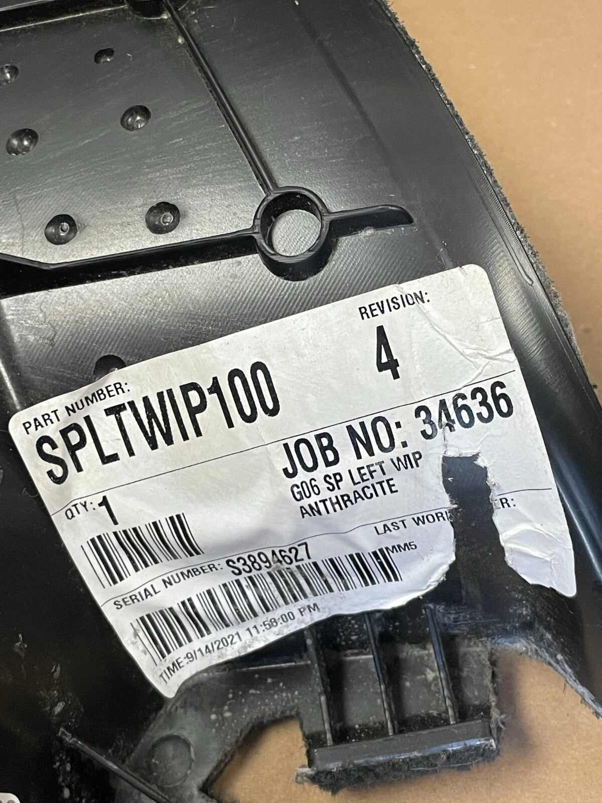 2019 to 2022 BMW X6 Left Side Trunk Trim Panel M67058