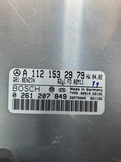1999 to 2005 Mercedes E320 CLK320 Engine Control Module a1121532979 AD3529 DG2