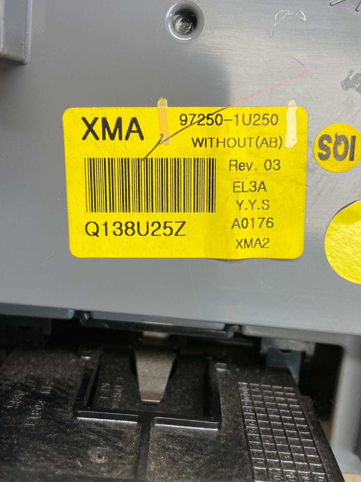 2011 2012 2013 Kia Sorento Temperature AC Climate Control 97250-1uxxx AD7192 DG5