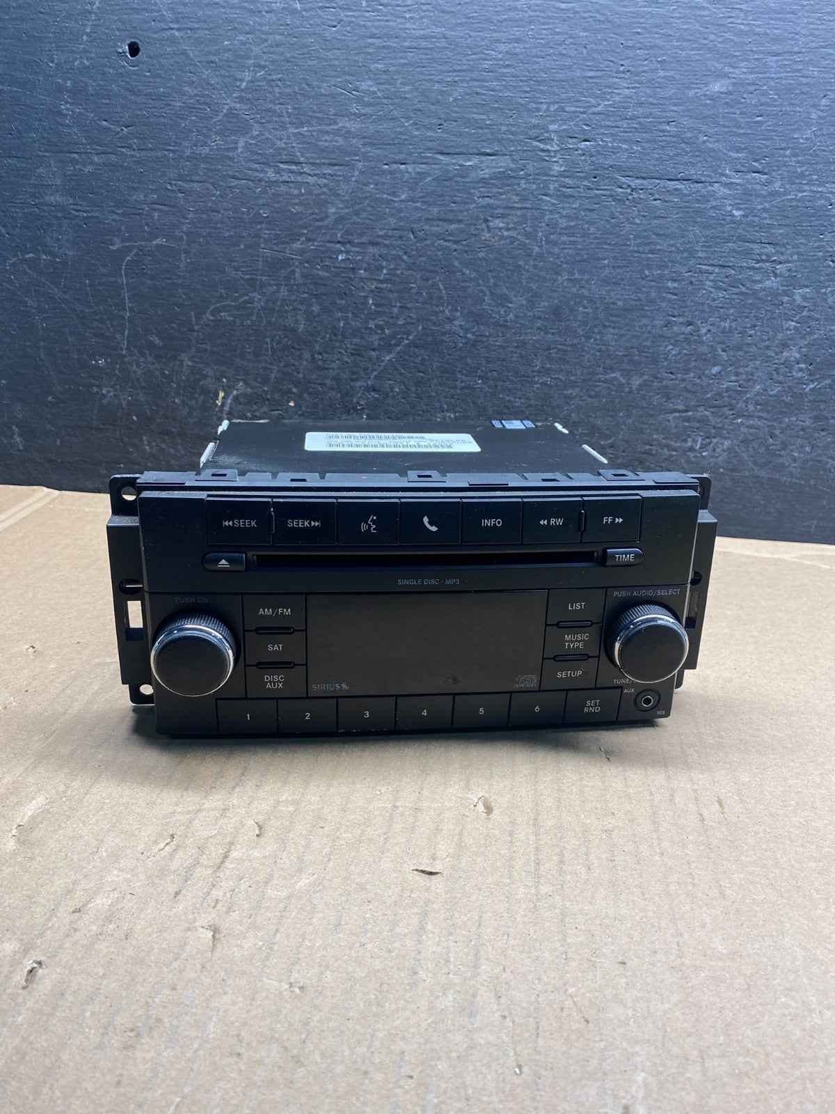 2007-2012 Chrysler Dodge Jeep Ram Radio CD MP3 AUX Receiver AE7923 DG0