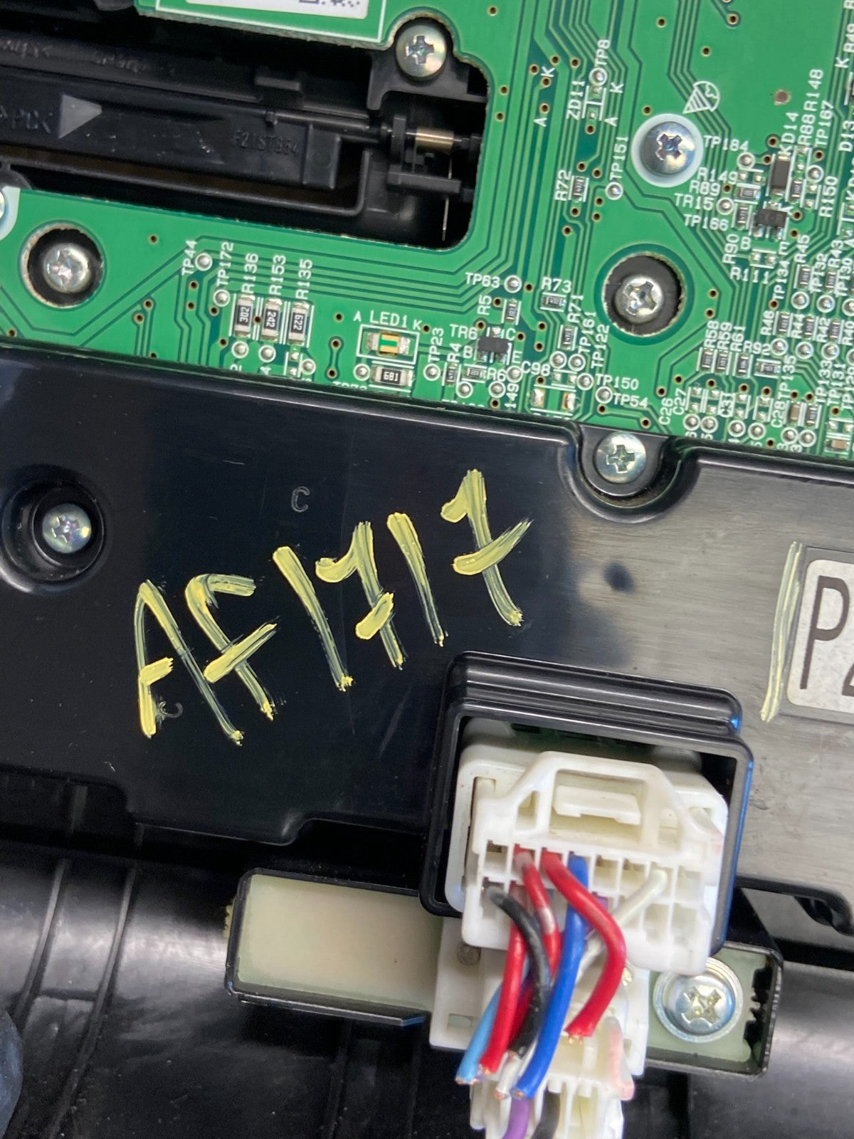 2009 - 2010 Nissan Murano AM FM Radio CD Climate Control Panel AF1717 DG6