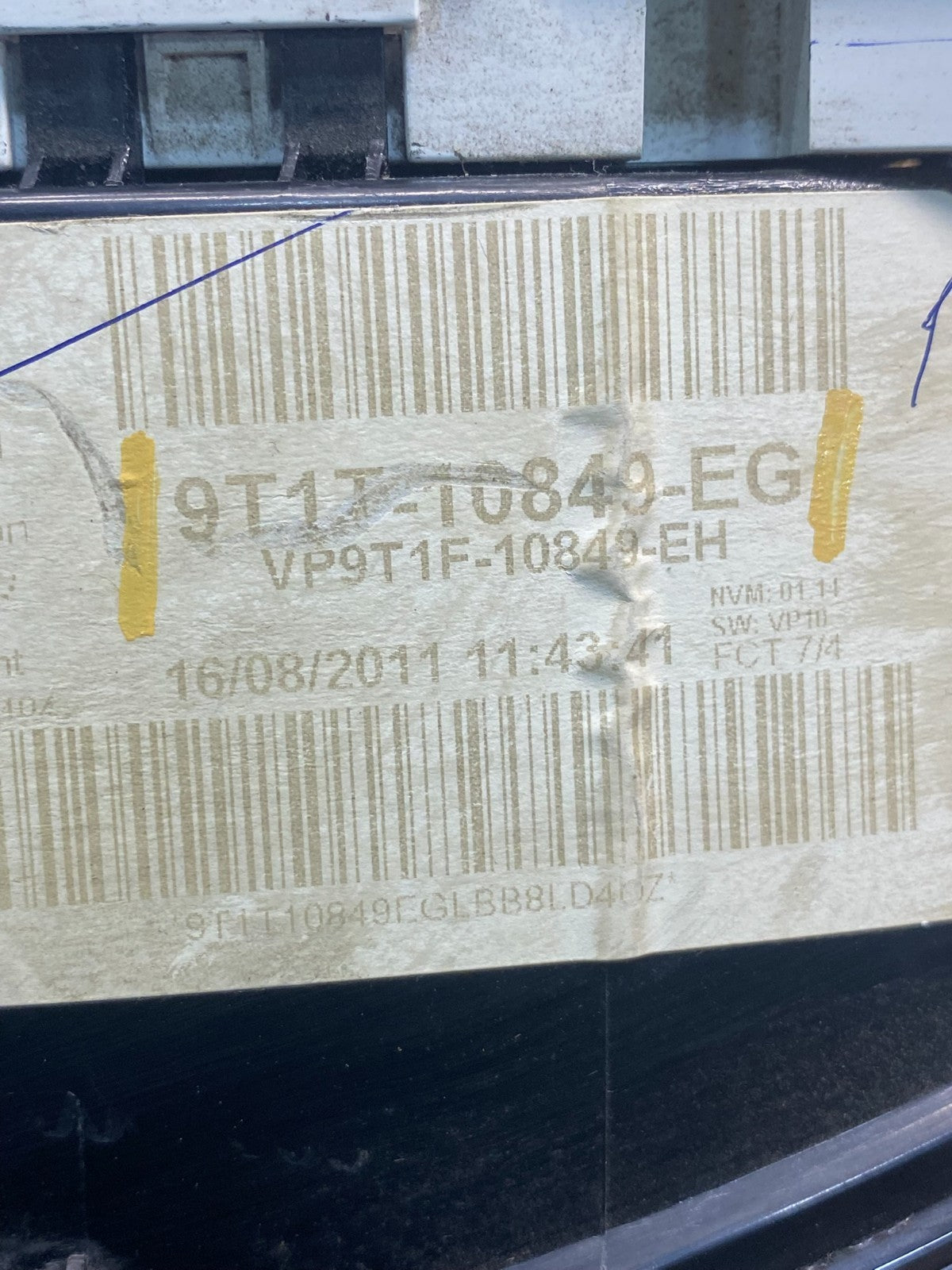 2011 to 2013 Ford Transit Connect Speedometer Gauge Cluster AE4780 DG5