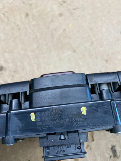 2006-2011 Mercedes Dodge Sprinter Center Hazard Door Lock Unlock Switch AC6419 D4