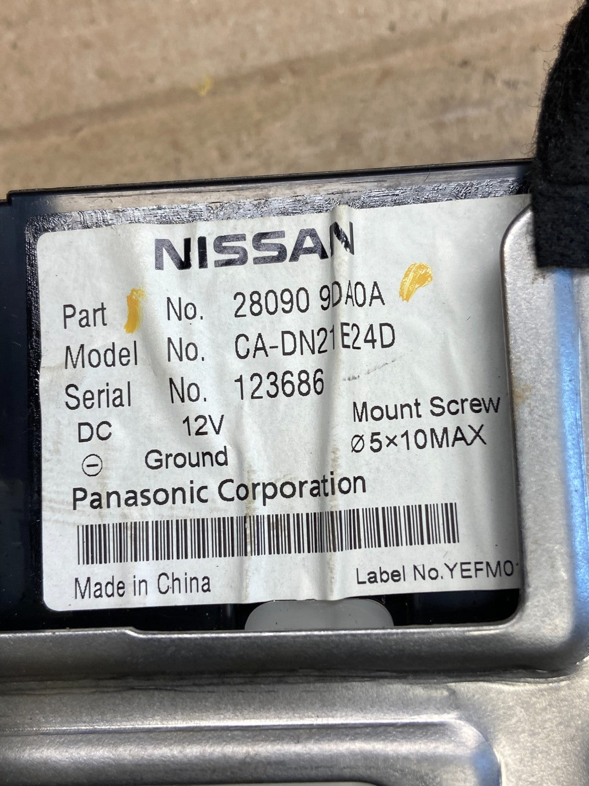 2013 2016 Nissan Pathfinder Radio Display Information Screen AH3566 DG4