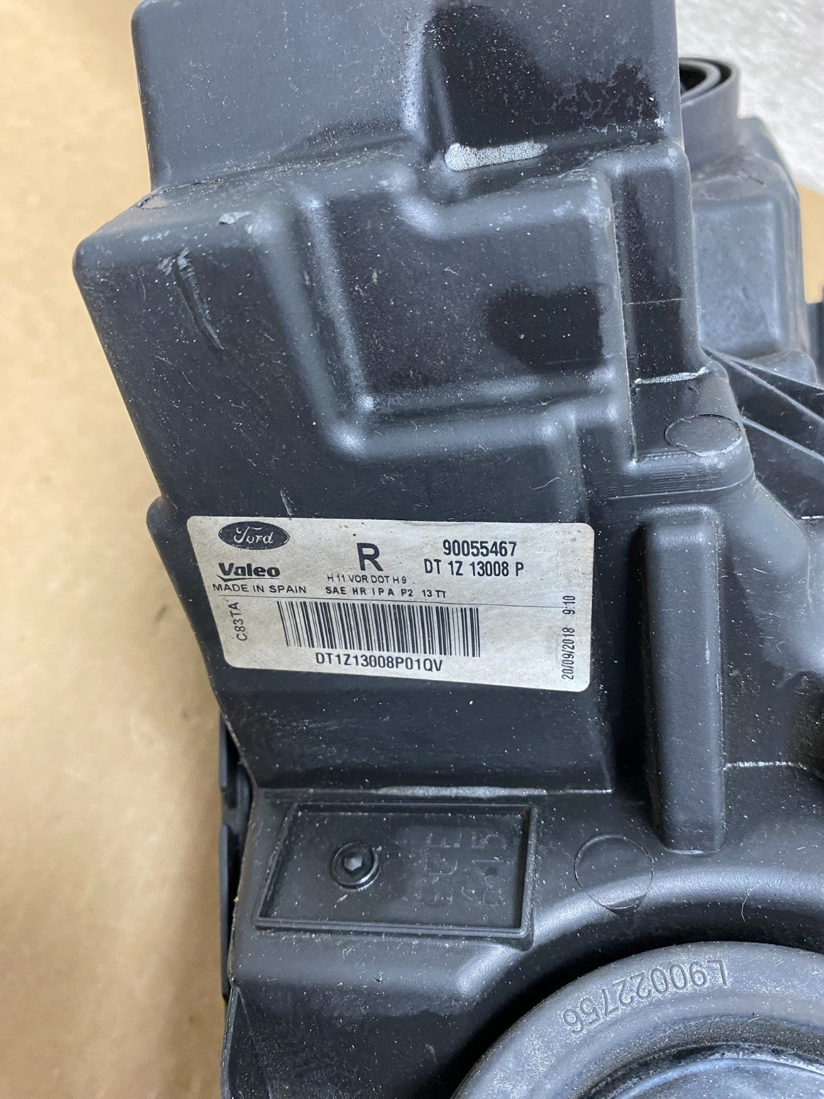 2014 to 2018 Ford Transit Connect Right Passenger RH Side Headlight AI3650 DW9