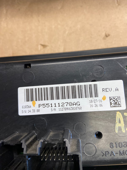 2011 to 2017 Jeep Compass Dash Climate Temperature Control Radio Bezel AI3219 DG4