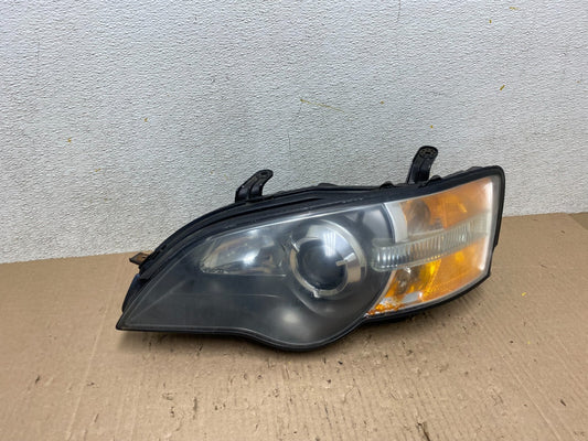 2006 to 2007 Subaru Legacy Left Driver LH Side Black Headlight Oem J8190 DW0