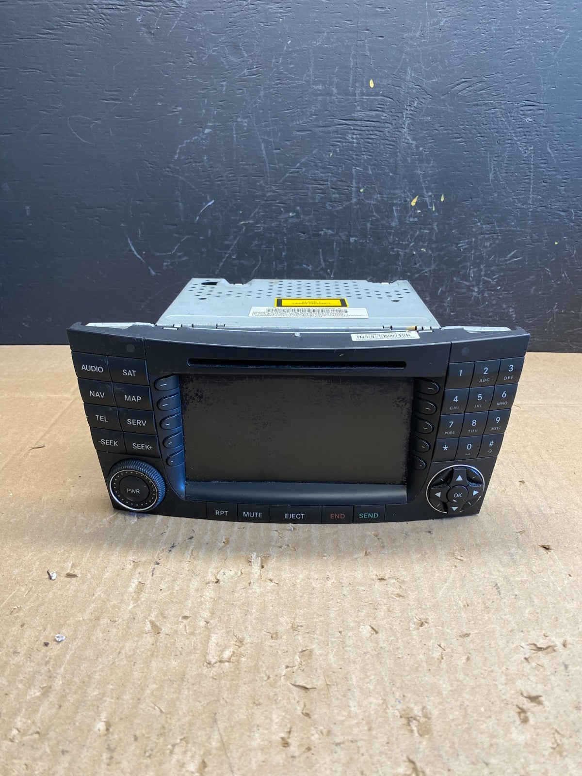 2005-2007 Mercedes-Benz S550 CLS550 Command Head Navigation Radio CD AB9537 DG0