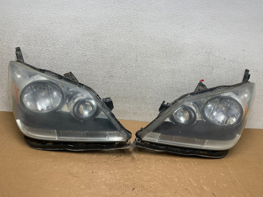 2005 2006 2007 Honda Odyssey Left+Right Set Halogen Headlights V4992 DW0