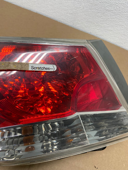 2008 to 2012 Honda Accord Sedan Tail light Left Driver LH Side AB6309 DW3