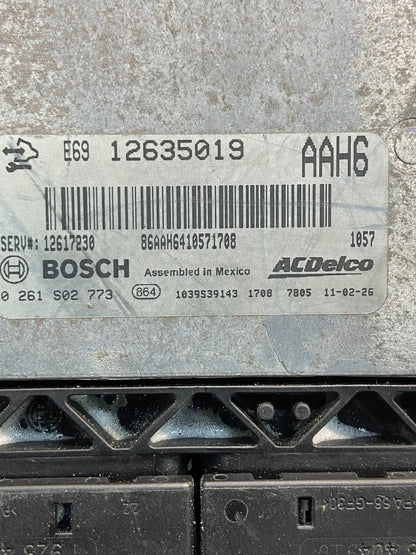 2010 2011 GMC Acadia Traverse Engine Control Module ECM ECU 12635019 AE4659 DG2