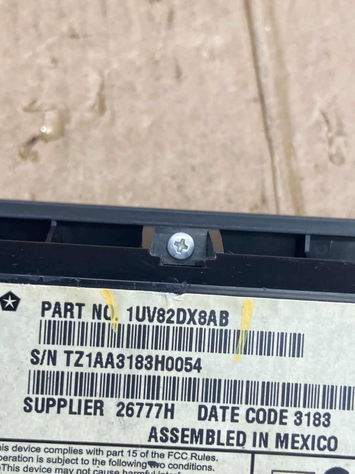 2013-2014 Chrysler 300 Dash A/C Climate Control A/C Heater Panel AE4020 DG5