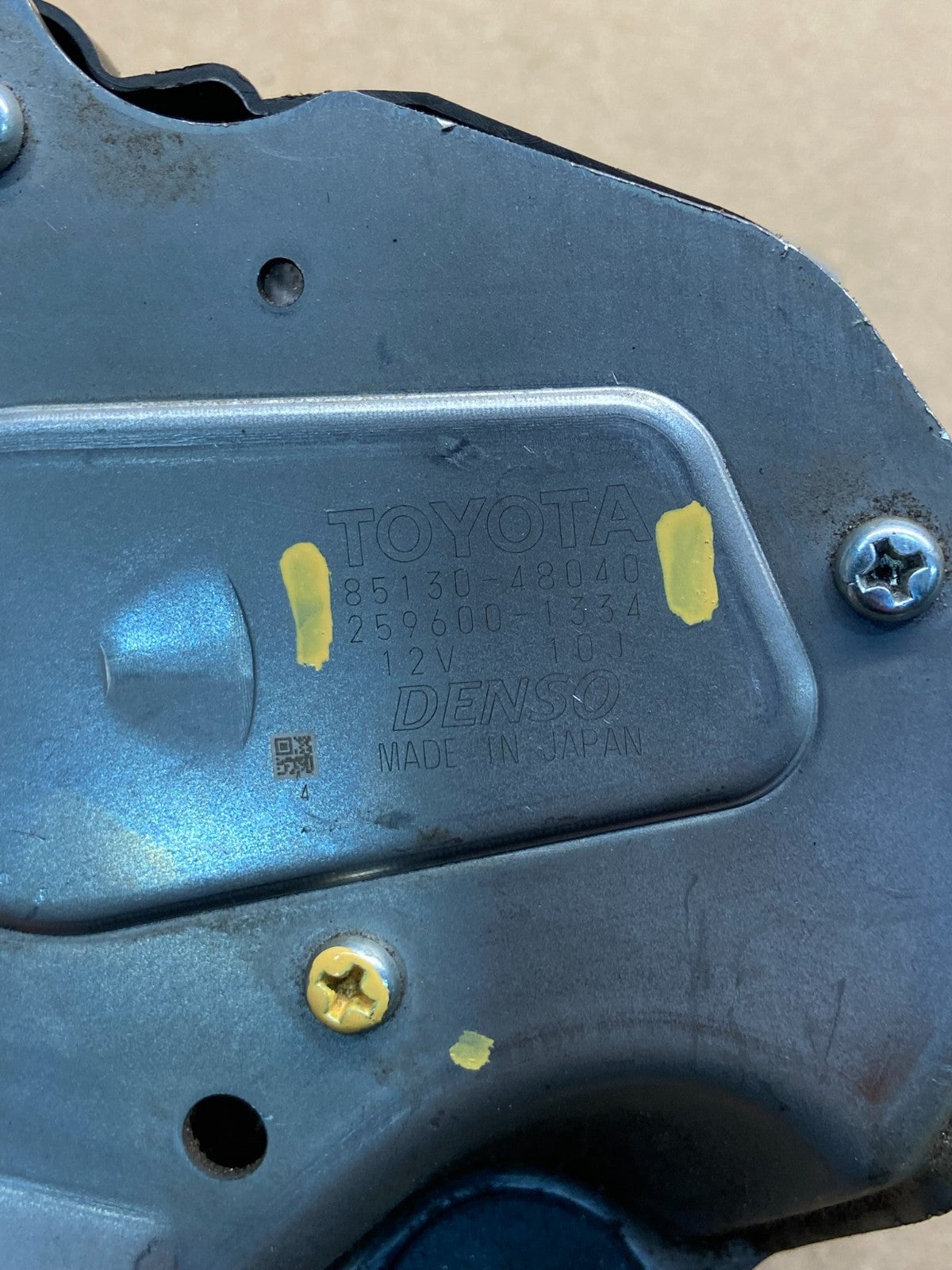 2008 to 2013 Toyota Highlander Rear Wiper Motor af9361 DG4