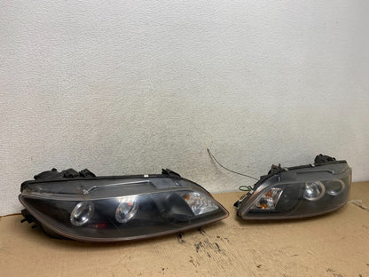 2003 to 2006 Mazda 6 Left+Right Set Side LED Black Headlights ah2081 DG1