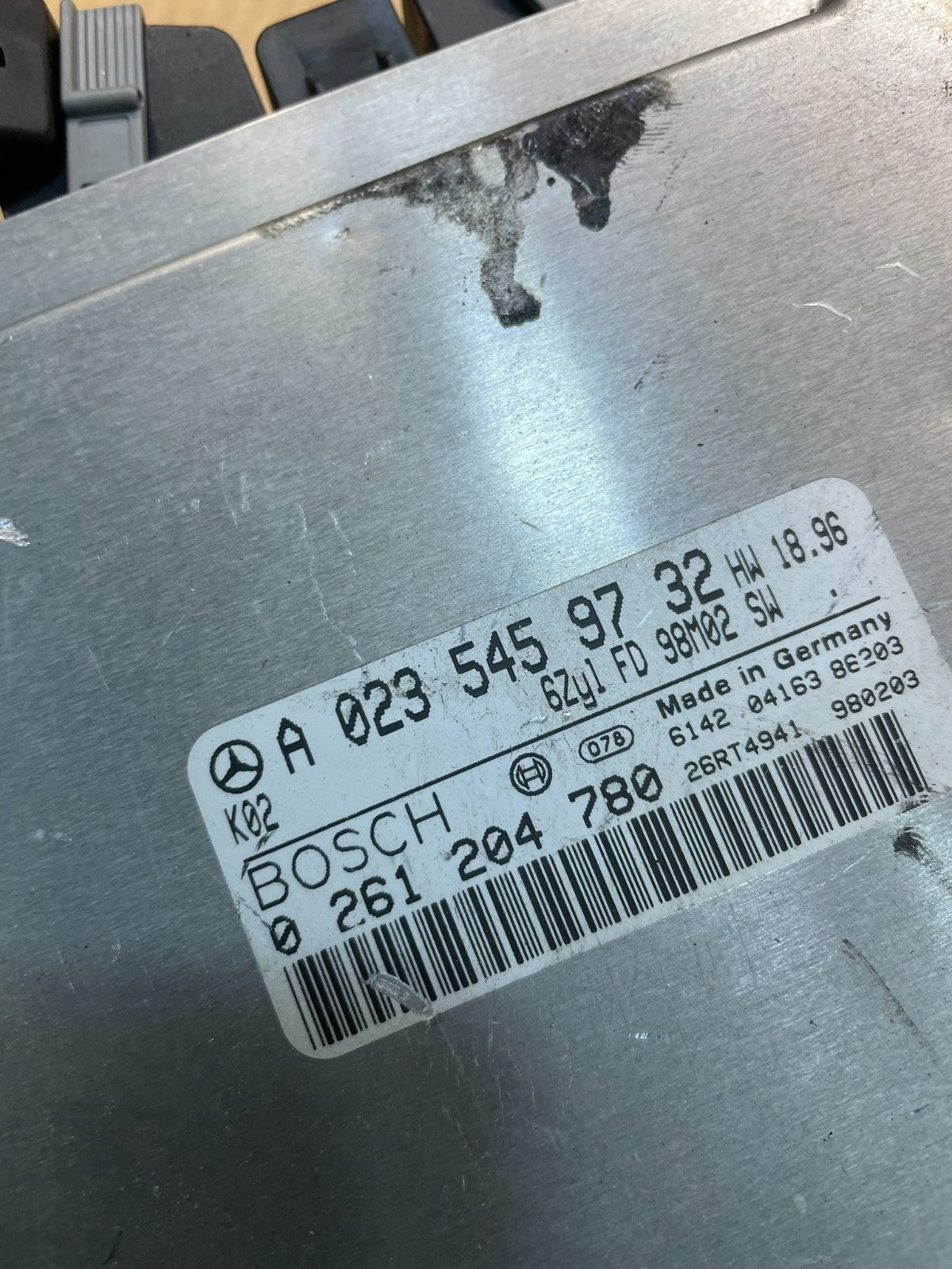 1998 2000 Mercedes Benz ML320 Engine Computer Ecu Ecm x4215 DG3