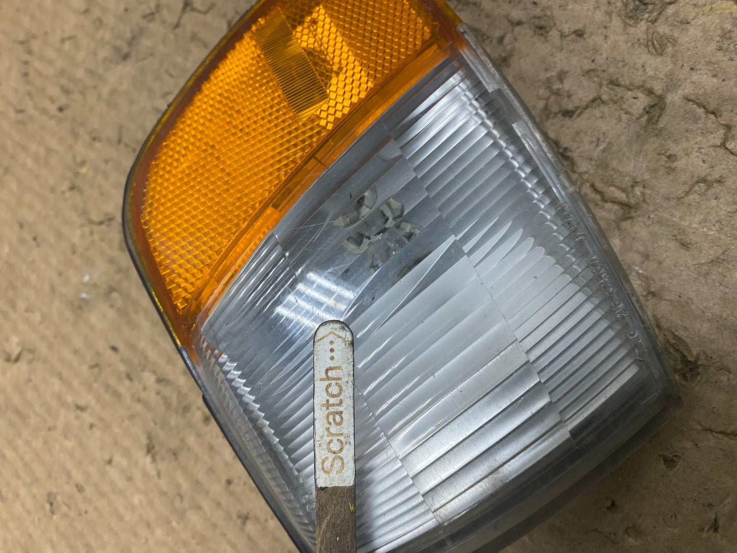 1989 to 1994 Mitsubishi Galant front corner light lamp Left 216-37567 L W7948 PS3