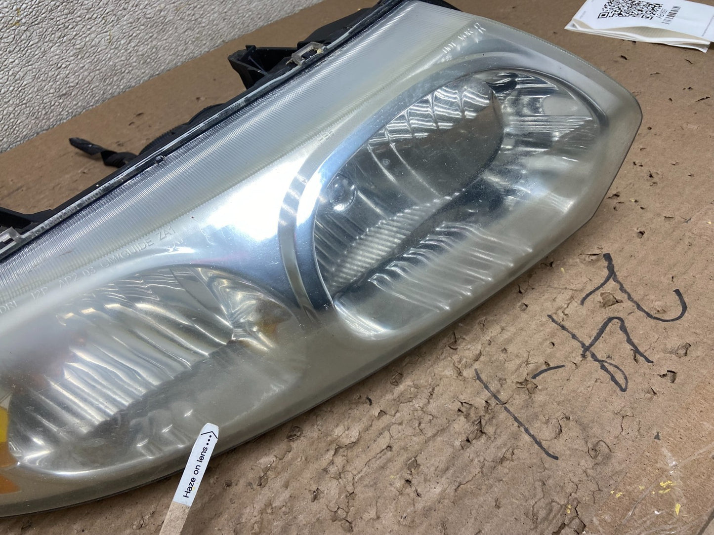 2003 to 2007 Saturn Ion Halogen Headlight Right Passenger RH Side AB1696 DW5