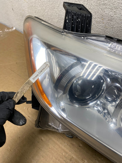 2012 to 2017 Nissan Quest Right Passenger RH Headlight Halogen AH8386 DW4