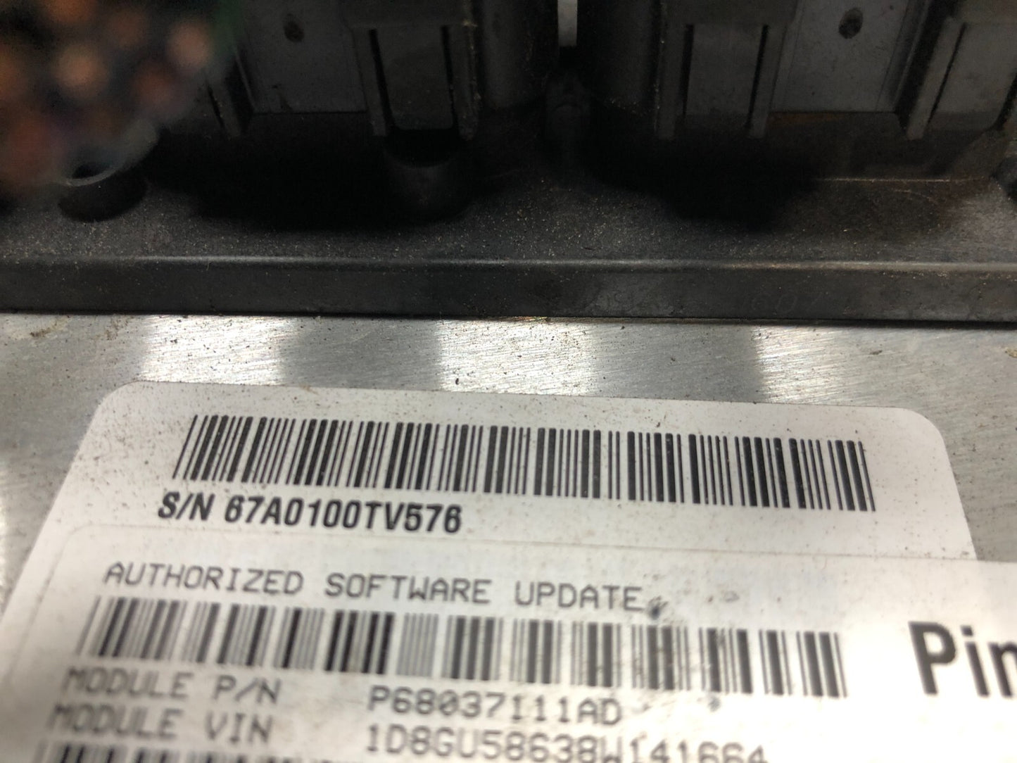2008 Dodge Nitro 3.7L Engine Control Unit ECU ECM p68037111ad G3146 PS2