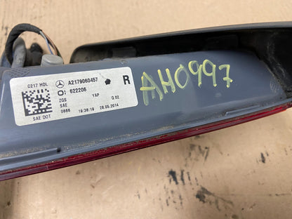 2015-2017 Mercedes-Benz Coupe S550 Right Passenger Inner Tail Light ah0997 DG5