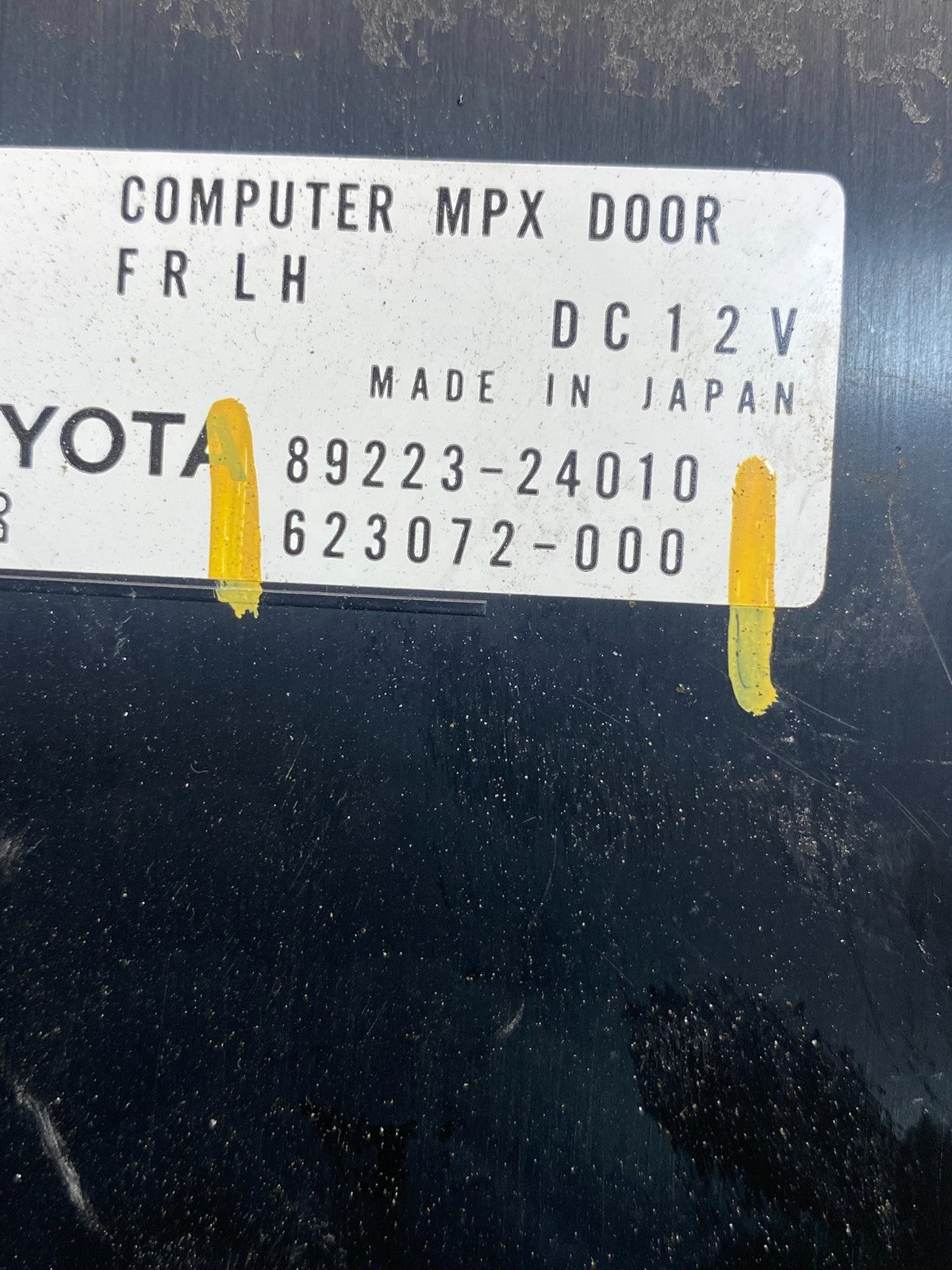 2002 - 2010 Lexus Sc430 Left Driver LH Side Door Computer Module AG5980 DG2