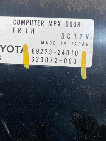 2002 - 2010 Lexus Sc430 Left Driver LH Side Door Computer Module AG5980 DG2