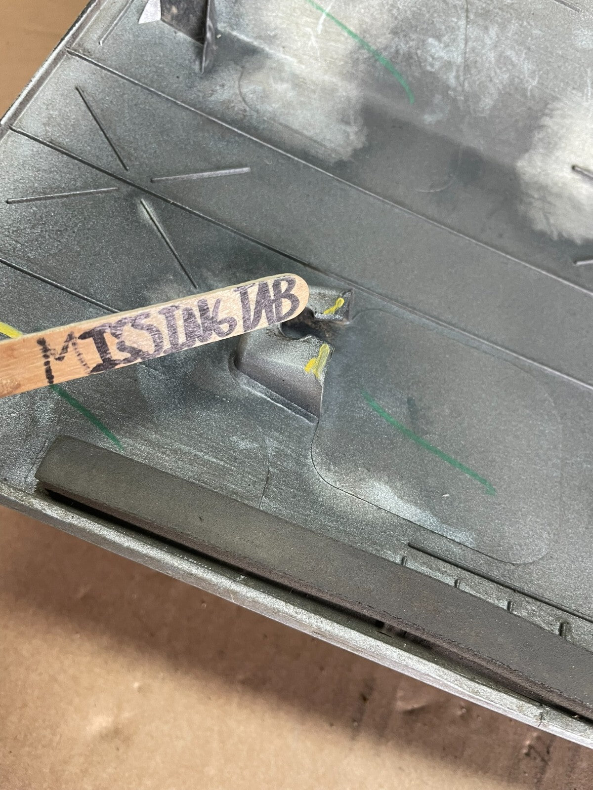 2011 to 2018 Dodge Grand Caravan Tail Gate Trim Molding With Camera OEM L9188 DG16