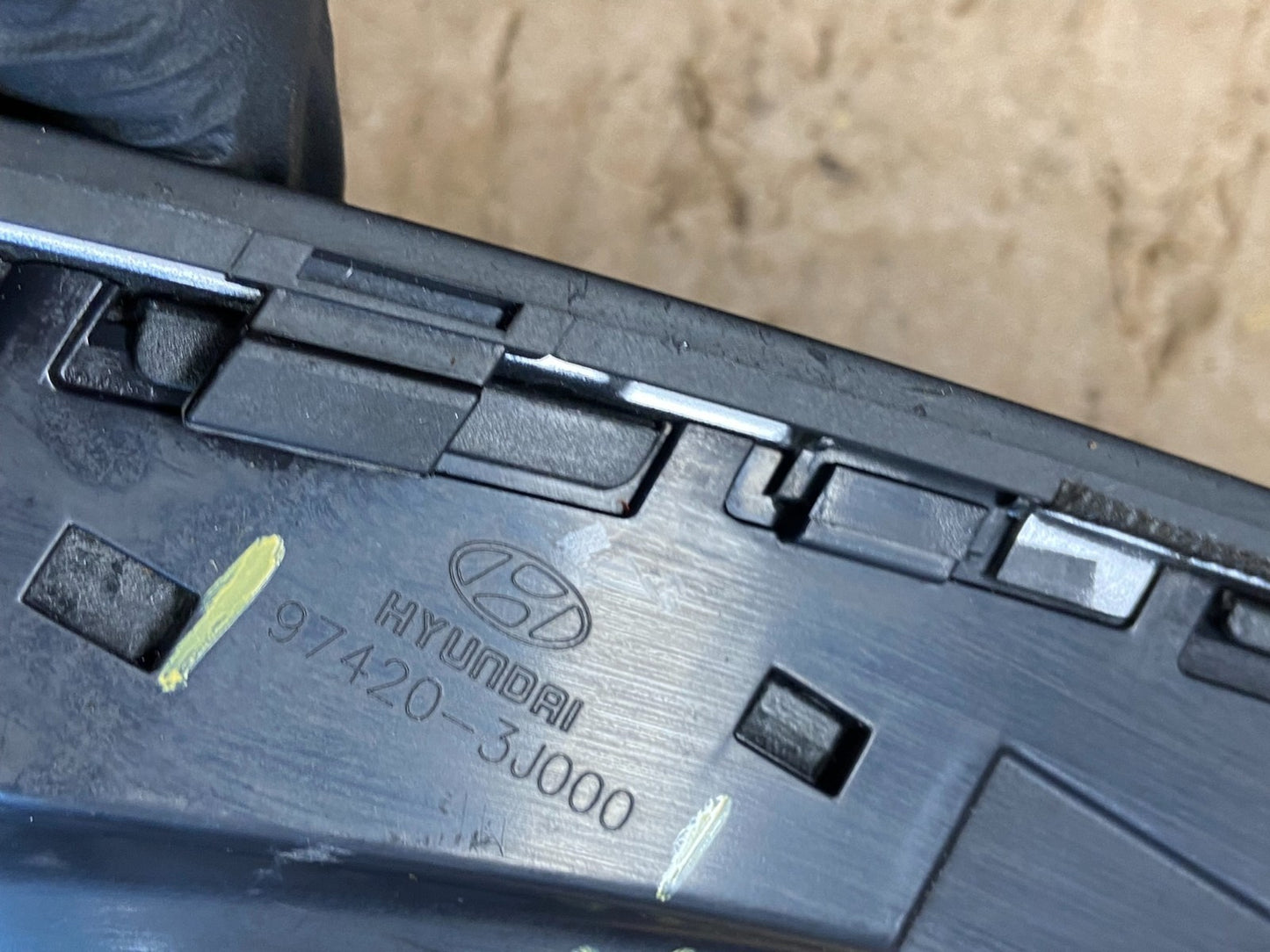 2007-2012 Hyundai Veracruz Right Passenger Dash AC Air Vent Trim Panel af2386 DG6