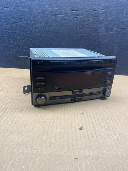 2009 to 2013 Subaru Forester Radio CD Player AUX AM/FM AD1491 DG0