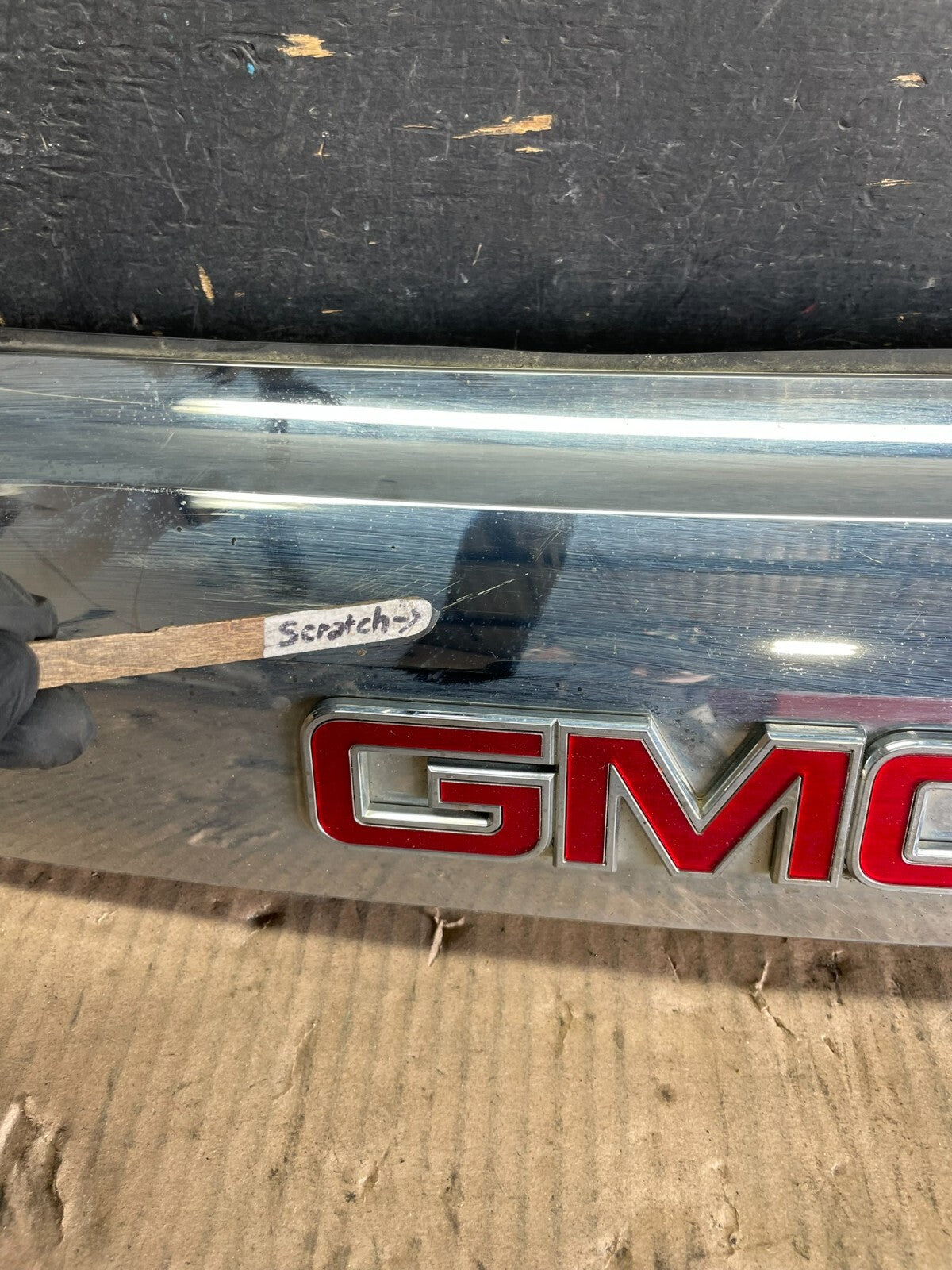 2010-2015 Gmc Terrain Lift Gate Handle Trim Back Up Camera Chrome Panel L9622 DG4