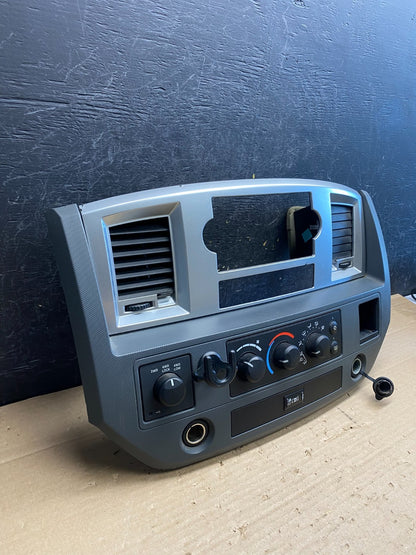 2006 to 2008 Dodge Ram Radio Climate Control A/C Heat Dash Bezel Trim ag6451 DG2