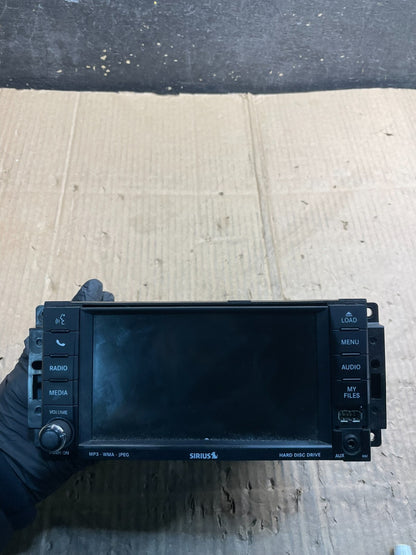 2007 2014 Jeep Dodge Chrysler Screen Display CD Player Satellite Radio x4397 DG0