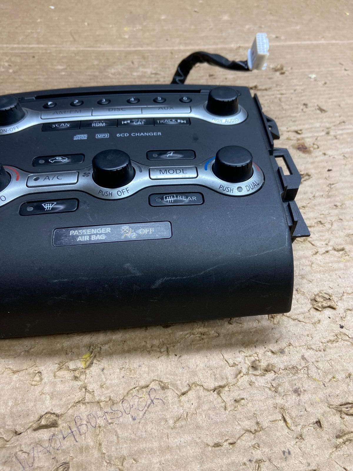 2010 - 2014 Nissan Murano Temperature Climate A/C AC Control Panel W1987 DG1