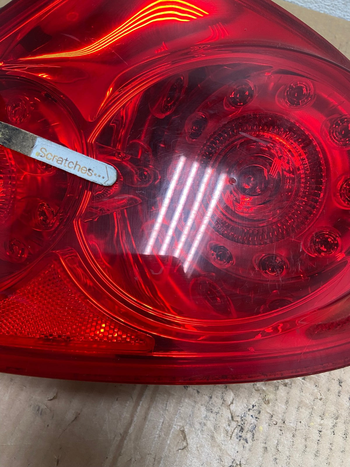 2007 to 2013 Infiniti G35 G37 Sedan Right Passenger Rh Tail Light AI6744 LK3