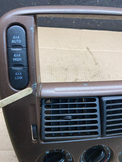 2002 to 2005 Ford Explorer Radio Dash Bezel Climate Control Air Vent R6191 DG1