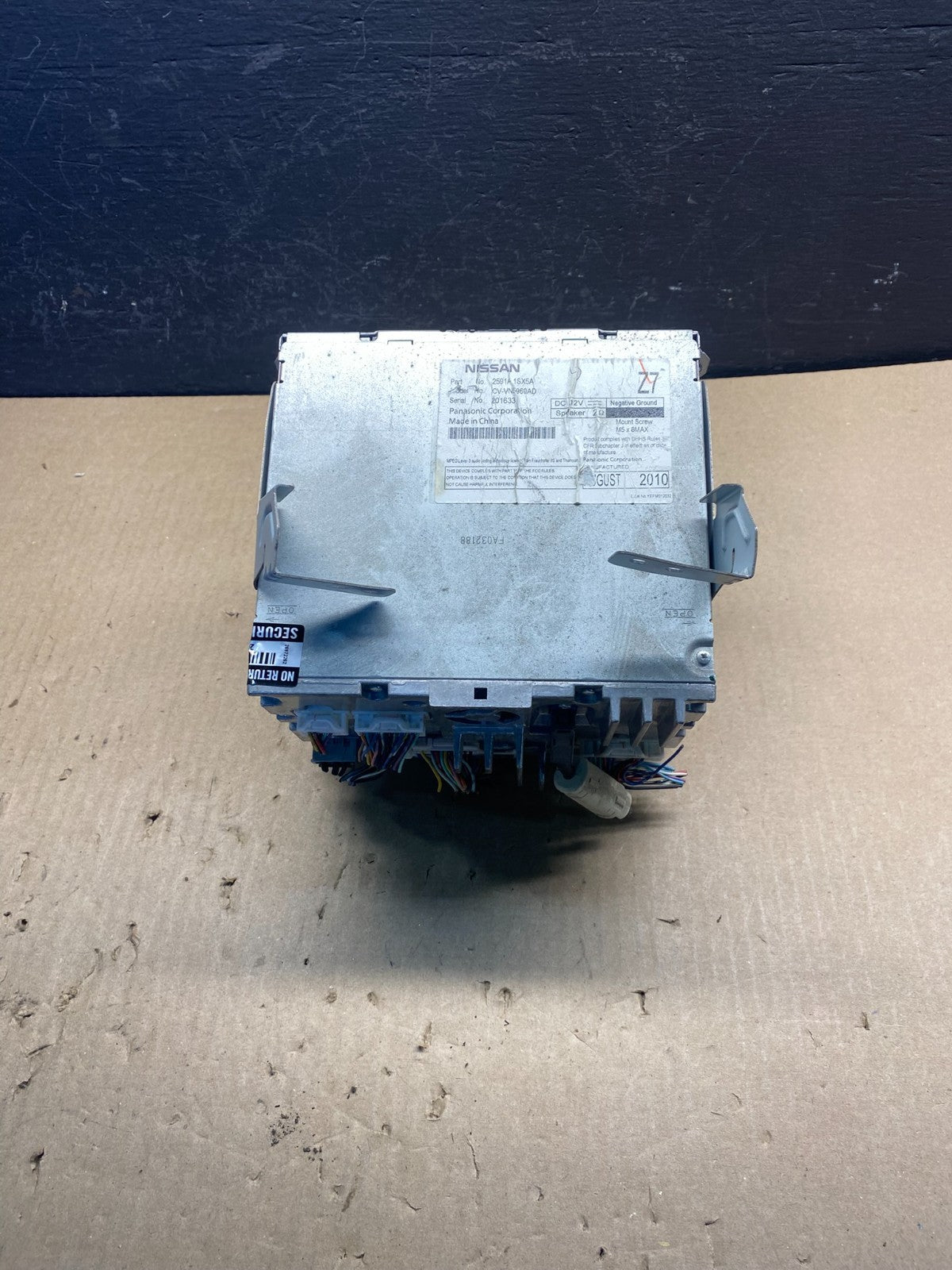 2011 - 2013 Nissan Murano Maxima M35 M37 BOSE Radio CD Navigation ac8932 DG3