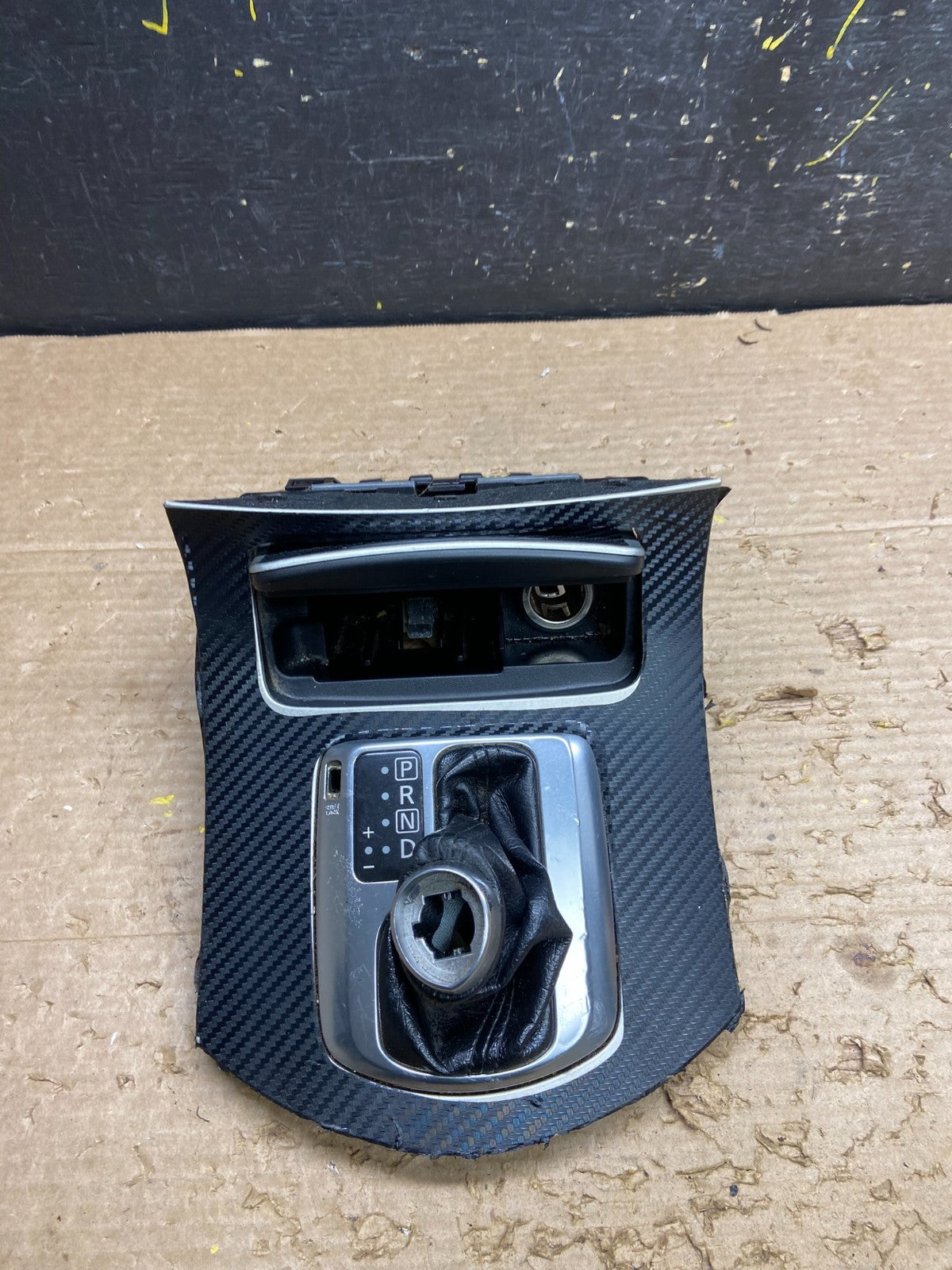 2007 to 2009  Infiniti G35 G37 Center Console Shifter Floor Bezel Panel W6355 DG1