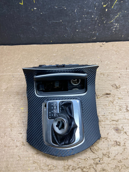2007 to 2009  Infiniti G35 G37 Center Console Shifter Floor Bezel Panel W6355 DG1