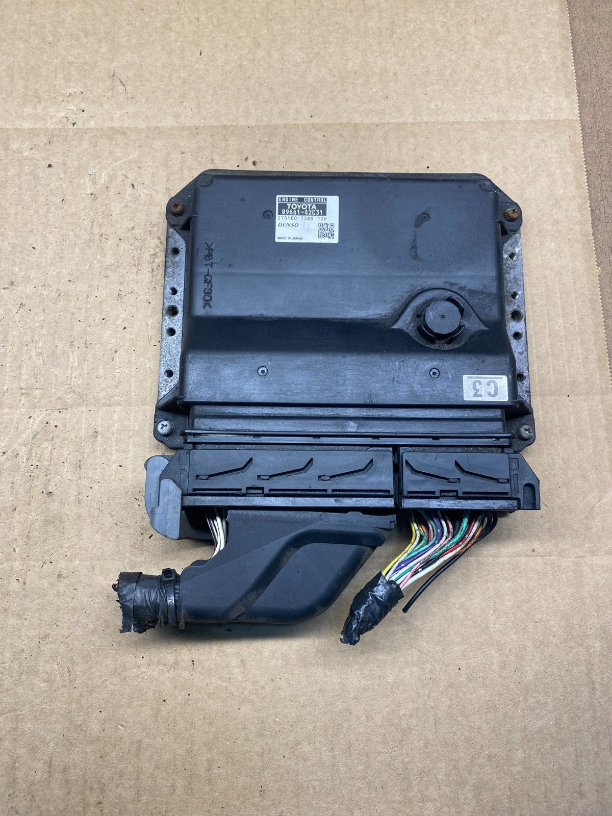 2006 Toyota Rav4 Electronic Engine Control Module ECU ECM 89661-42c31 AG9572 DG0
