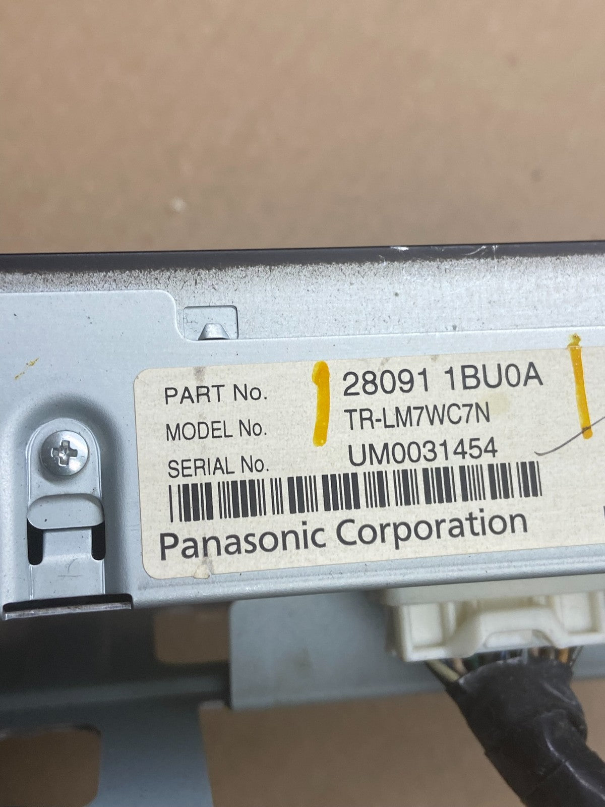 2011 - 2012 Infiniti G35 Information Display Screen 280911BU0A OEM t9070 DG5