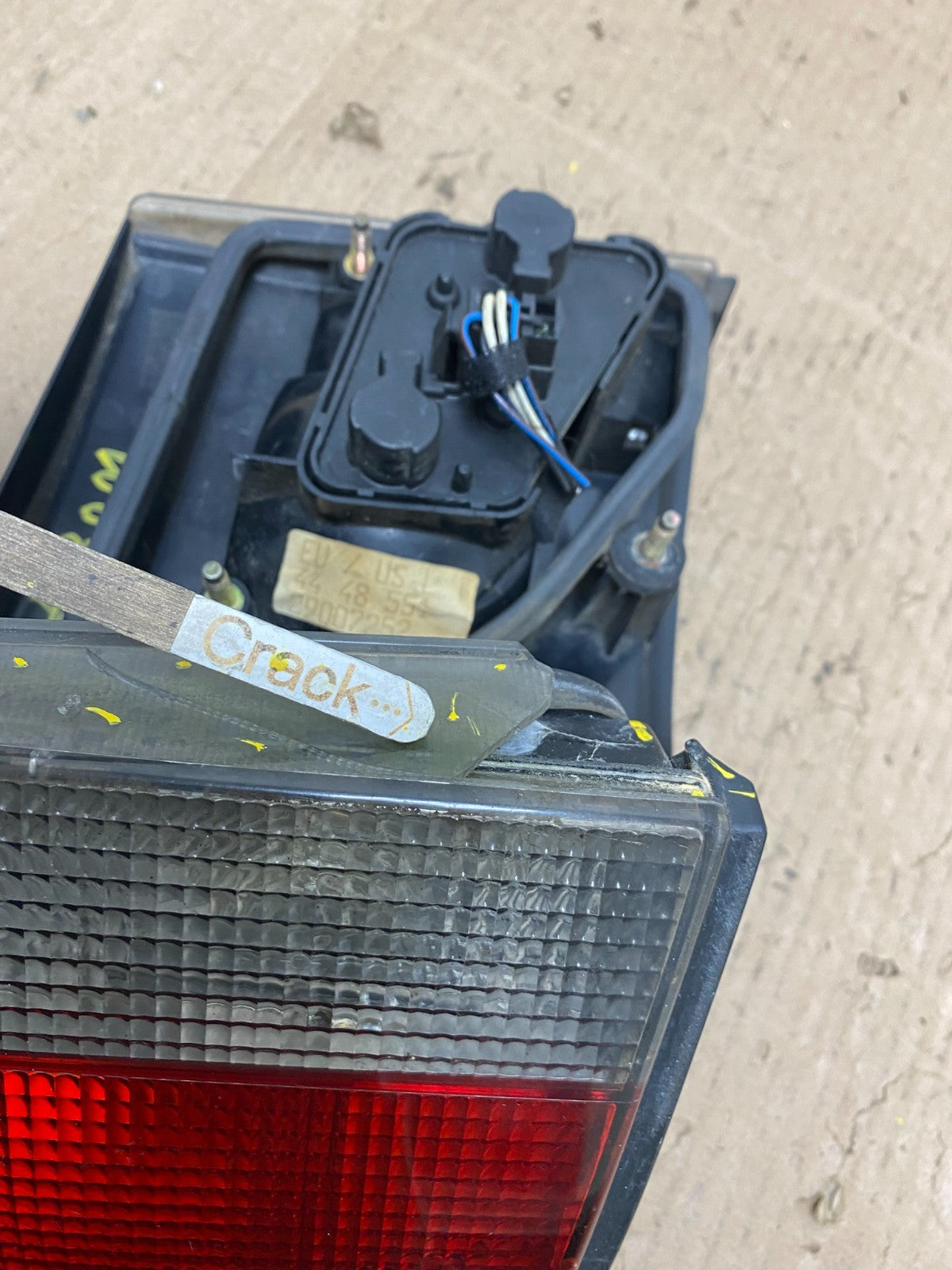 1994 to 1998 Saab 900 & Turbo Left+Right Side Tail Lights W0877 DW8