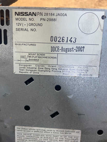 2007 2008 2009 Nissan Altima 6 Disc Cd Changer OEM AA1812 DG6