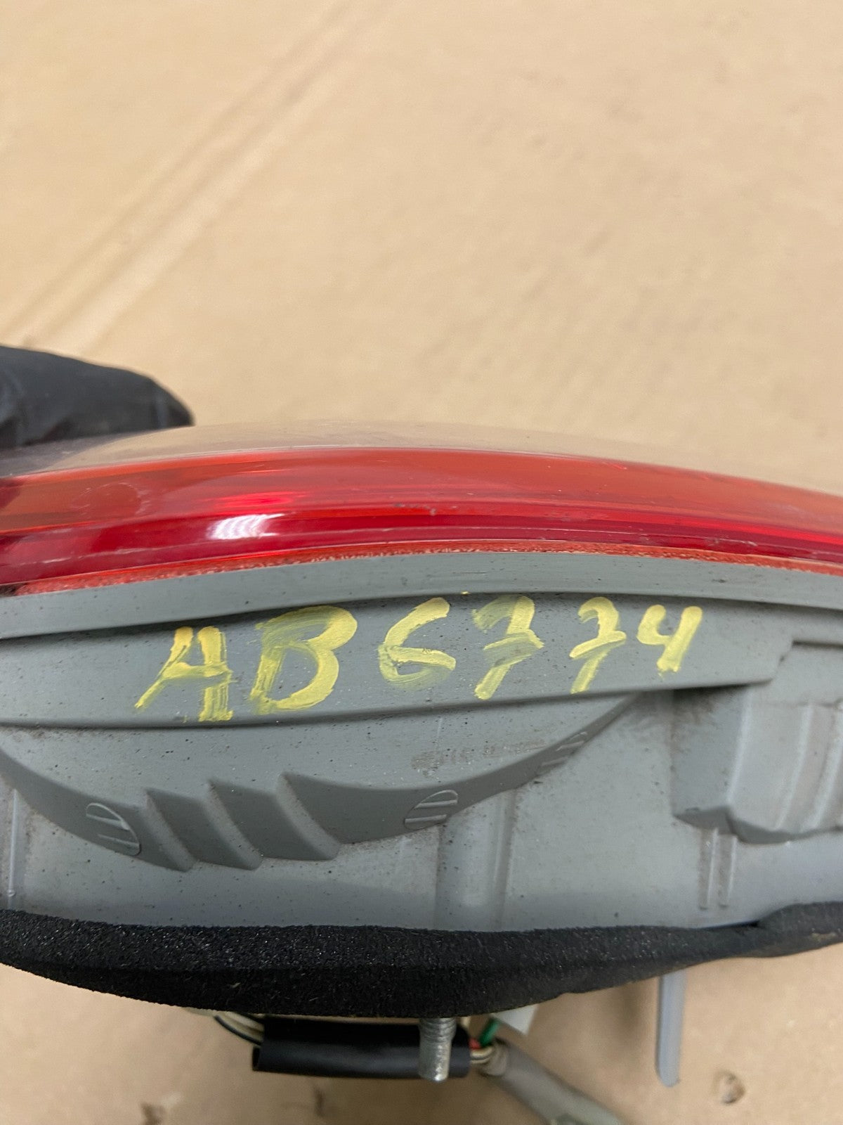 2007 2008 2009 Toyota Camry Right Passenger Rh Tail Light Inner OEM AB6774 DW6
