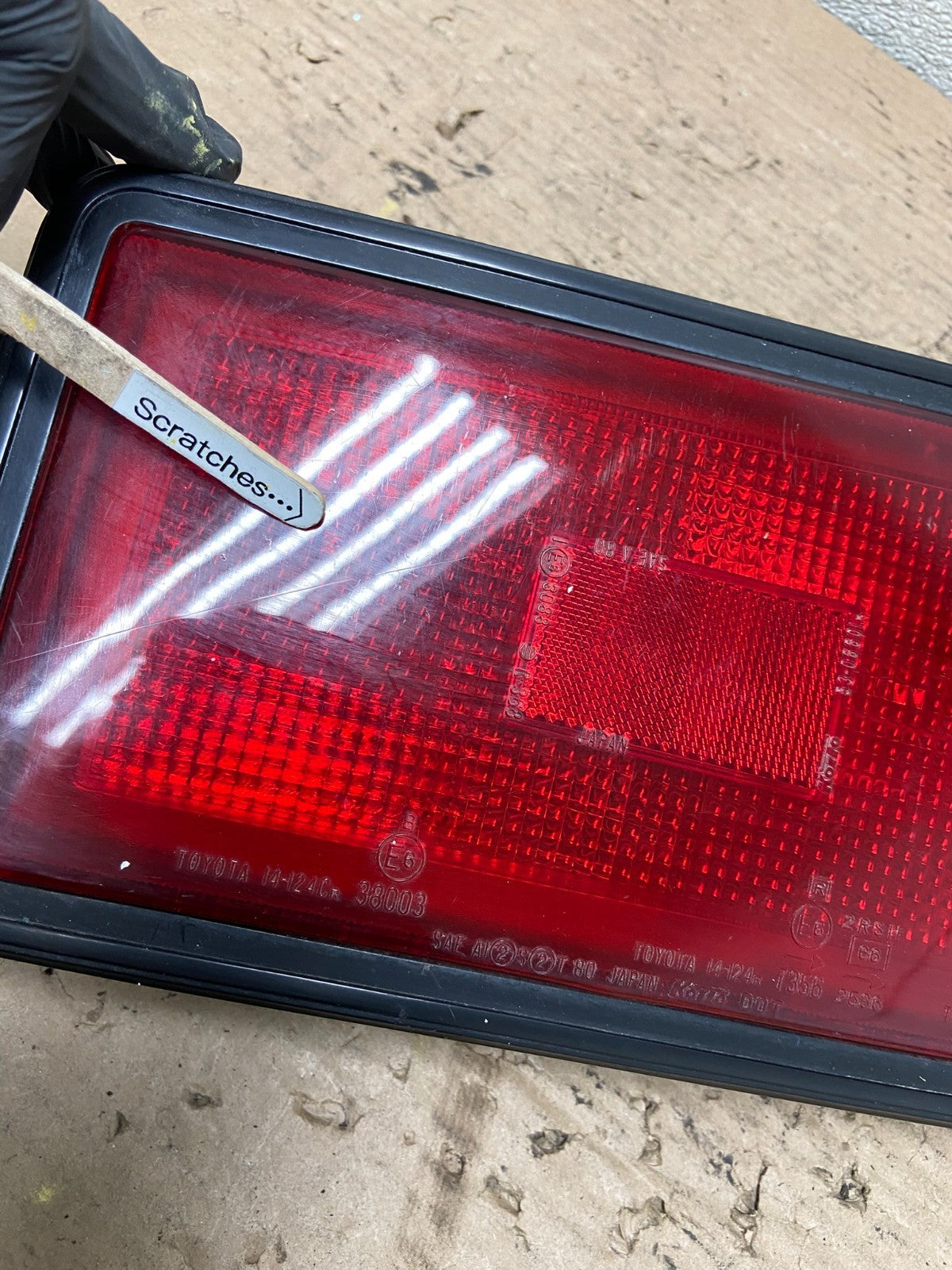 1982 to 1983  Toyota Celica Right Passenger RH Side Tail light AA9754 DG3