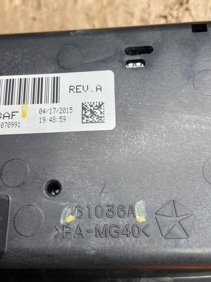 2011 to 2017 Jeep Patriot Dash Climate Temperature Control Radio Bezel AE4504 DG5