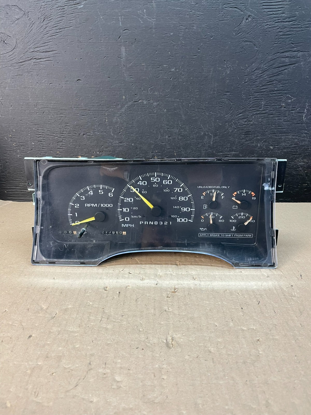1995-1999 Silverado/Sierra/Yukon/Tahoe Speedometer Instrument Cluster ae3325 DG0