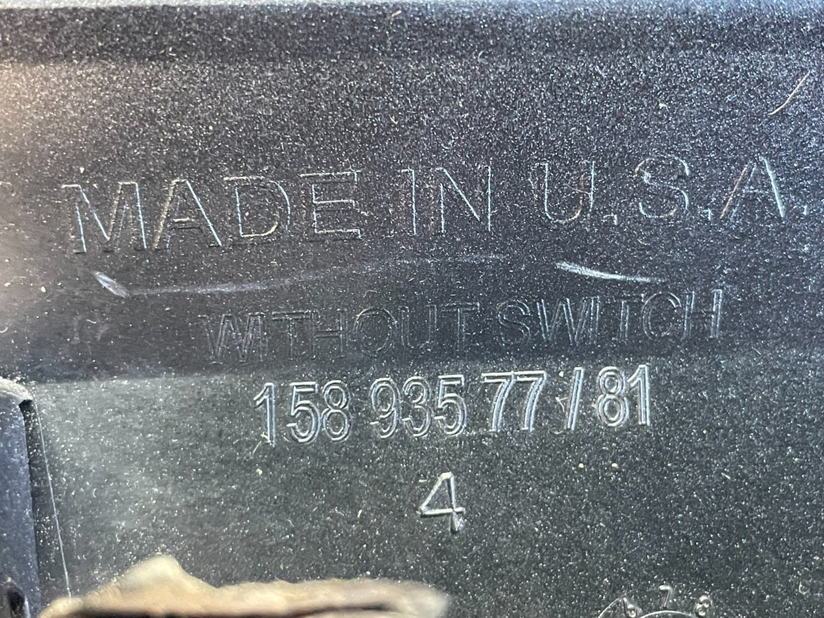 2007 to 2014 Suburban Tahoe Yukon License Plate Cover Trim W/ Camera AH0479 DG5
