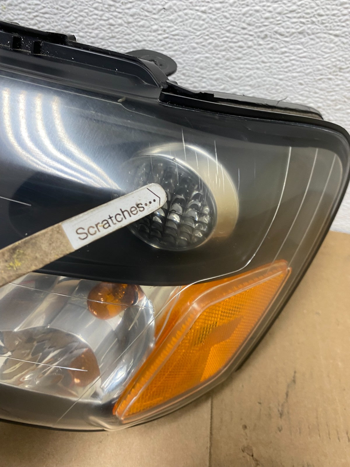 2003 2004 Subaru Forester Left+Right Headlights Halogen DEPO AE5075 DW4