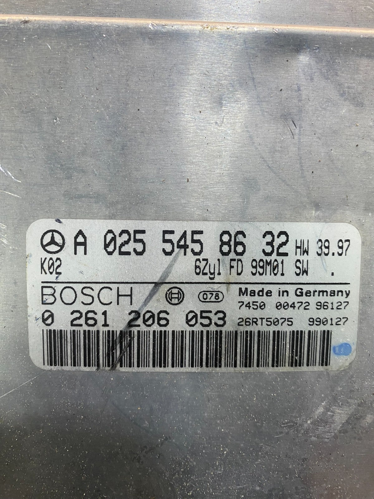 1998 2000 Mercedes Benz ML320 Engine Computer ECM a0255458632 ac2765 DG2